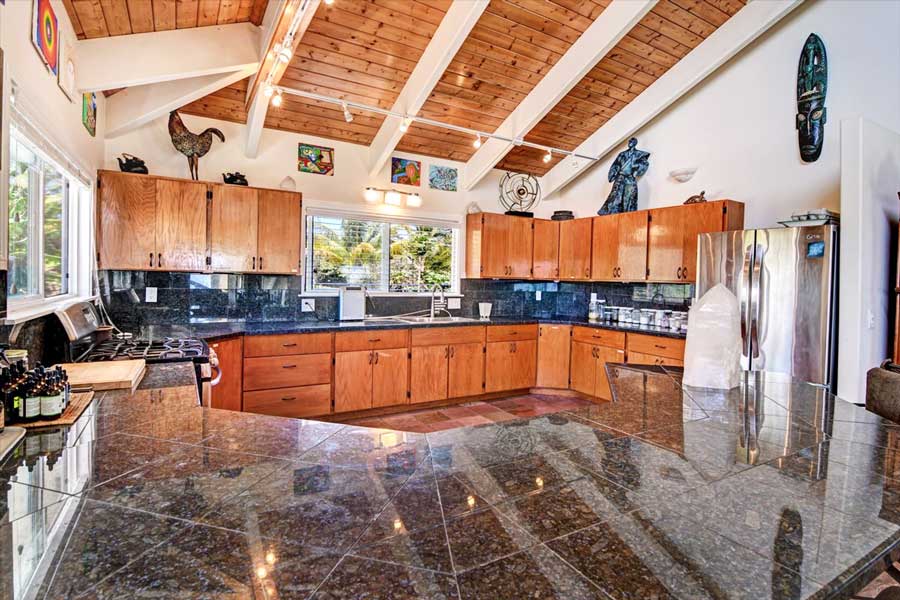 Kitchen at the Earther Academy Retreat