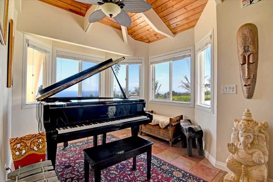 Piano at the Earther Academy Retreat